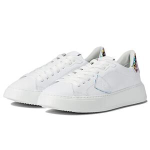 Philippe Model Women's Leather Upper Temple Sneaker White Size 42 NWB